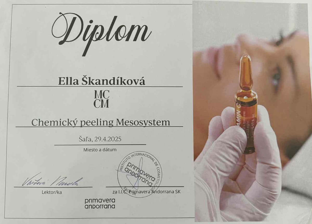 Certifikát 2 - Ella Škandíková